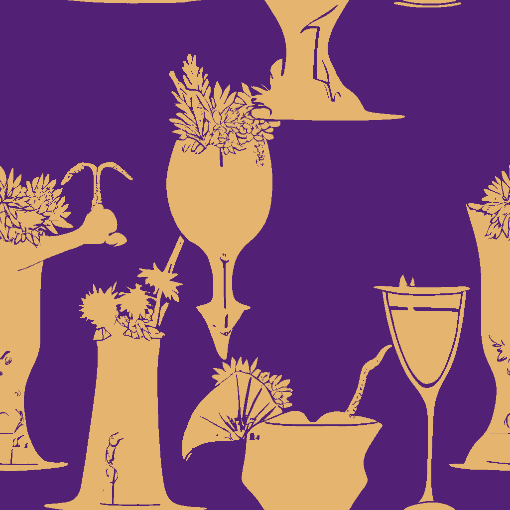 Orangutans Soirée in Aubergine