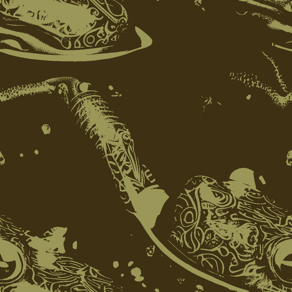 Frogs Bacchanal in Ochre