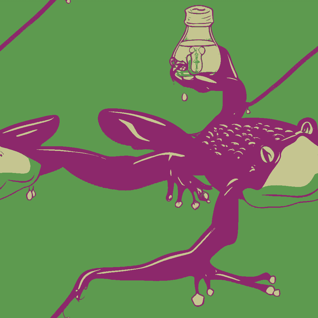 Frogs Nightcap in Sage