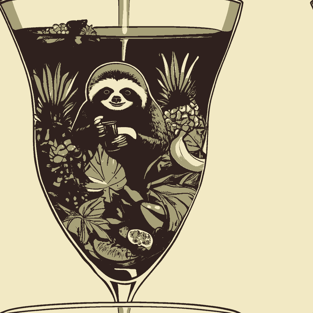 Sloths Saunter in Greige