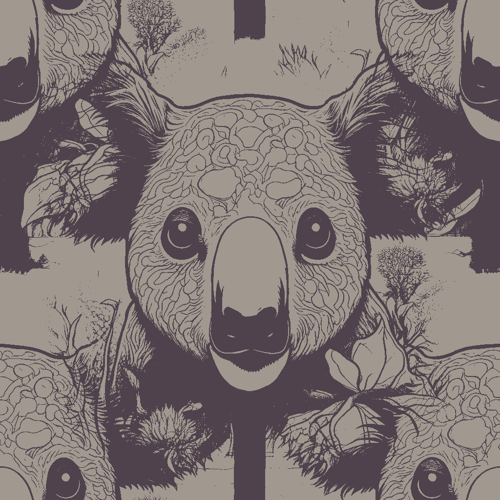 Koalas Haze in Plum