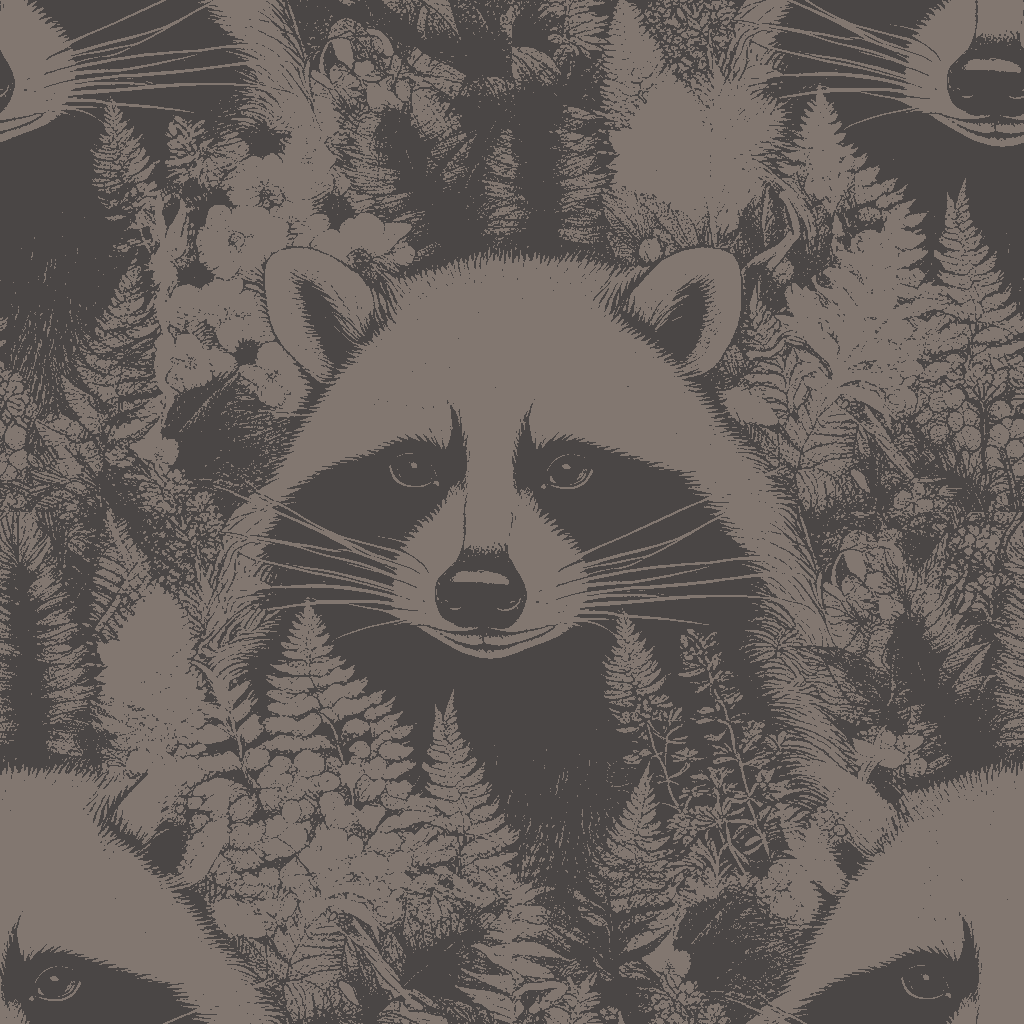 Raccoons Haze in Rosewood