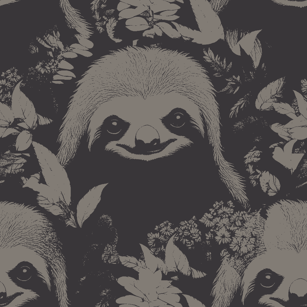 Sloths Lullaby in Pewter