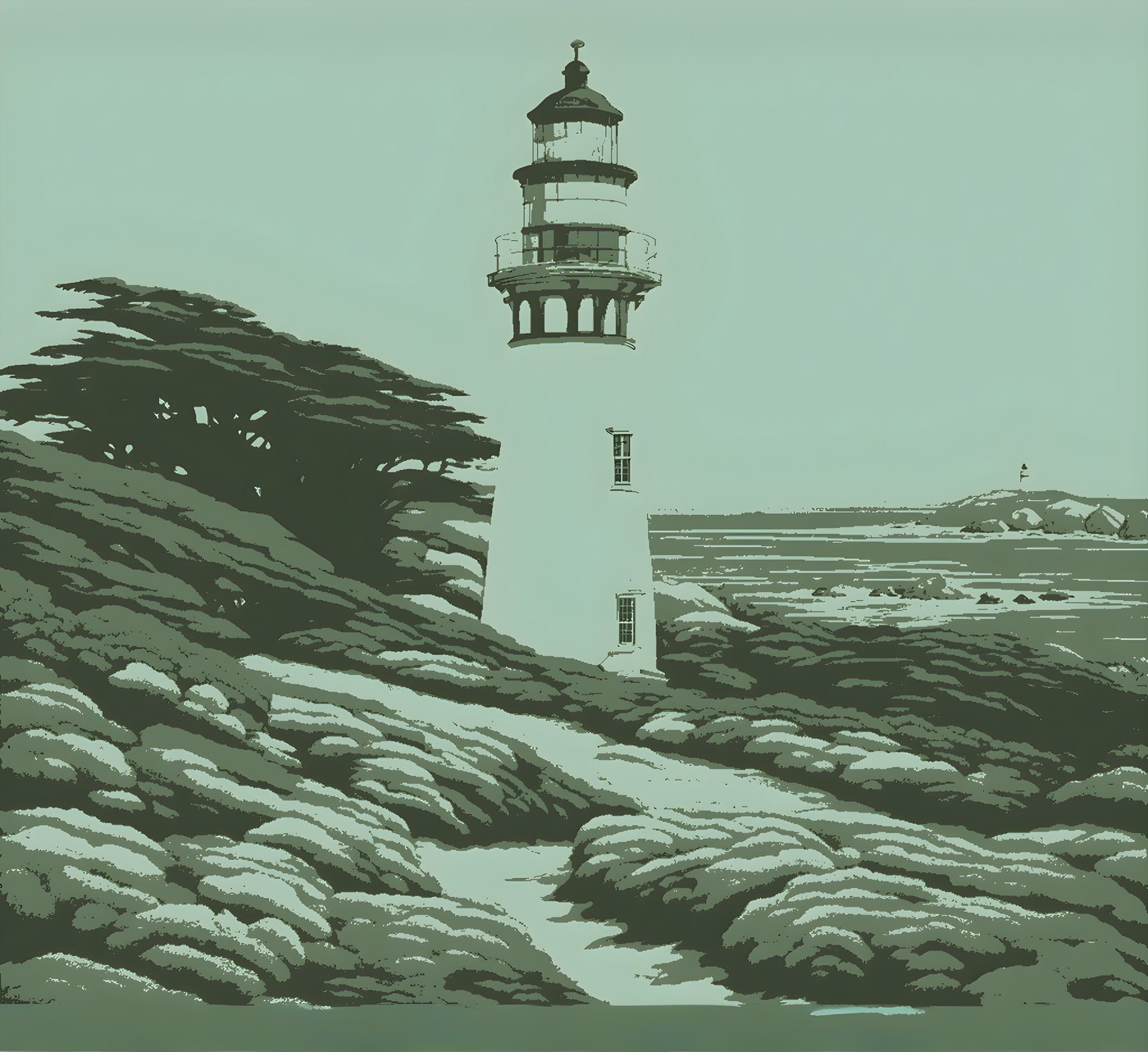 room-size scenic mural at 12ft x 11ft