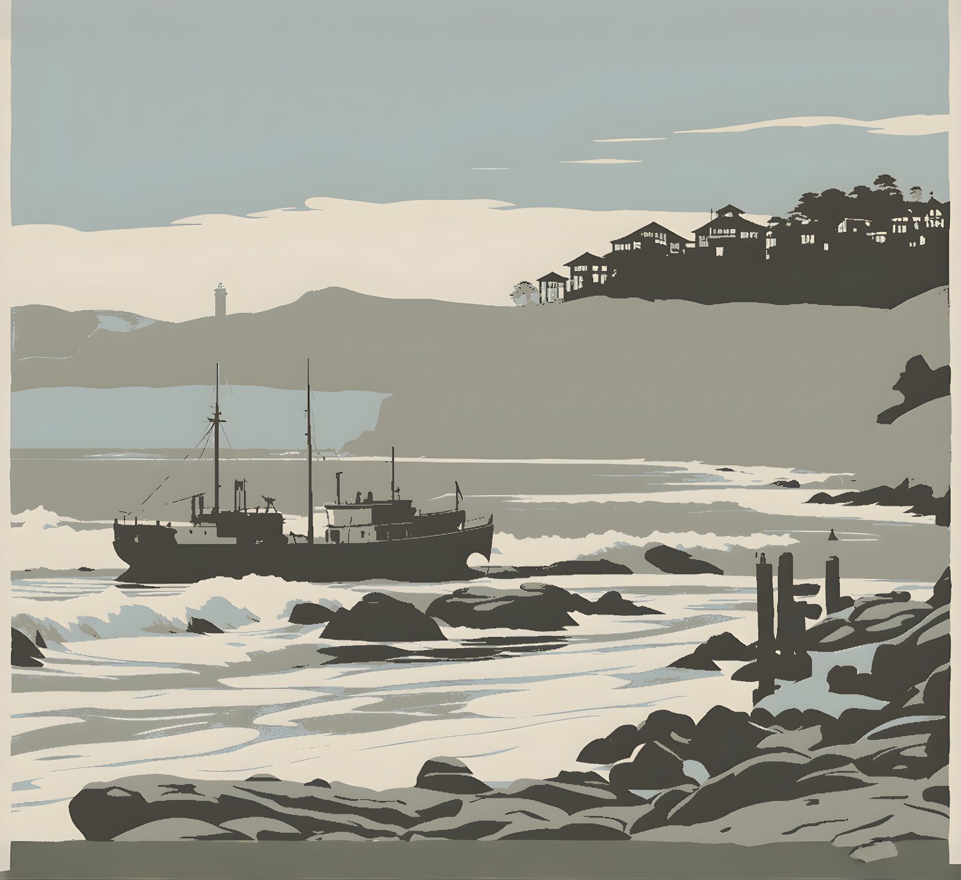 room-size scenic mural at 12ft x 11ft