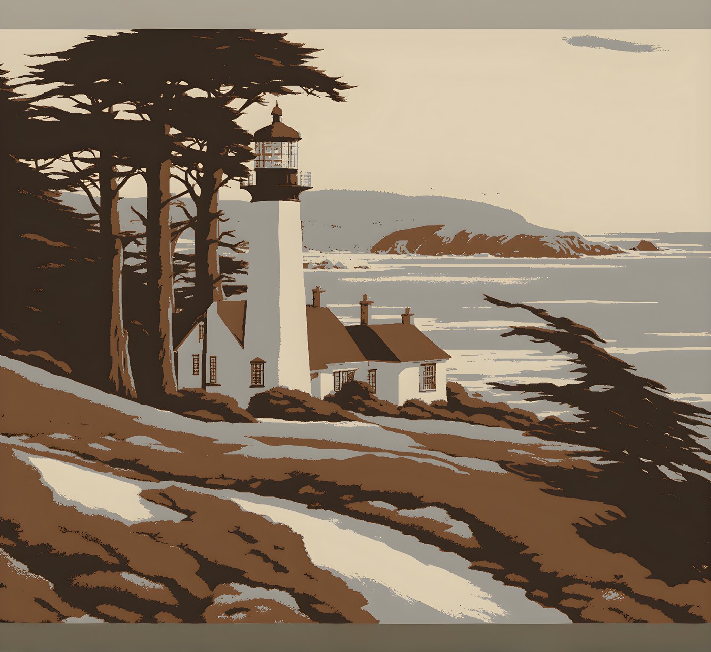 room-size scenic mural at 12ft x 11ft