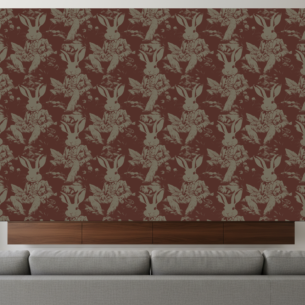 Rabbits Halcyon in Ochre — residential