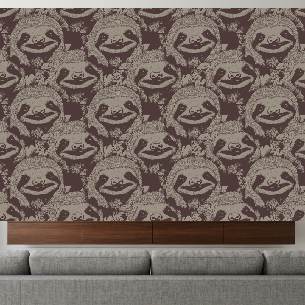 Sloths Haze in Claret — residential