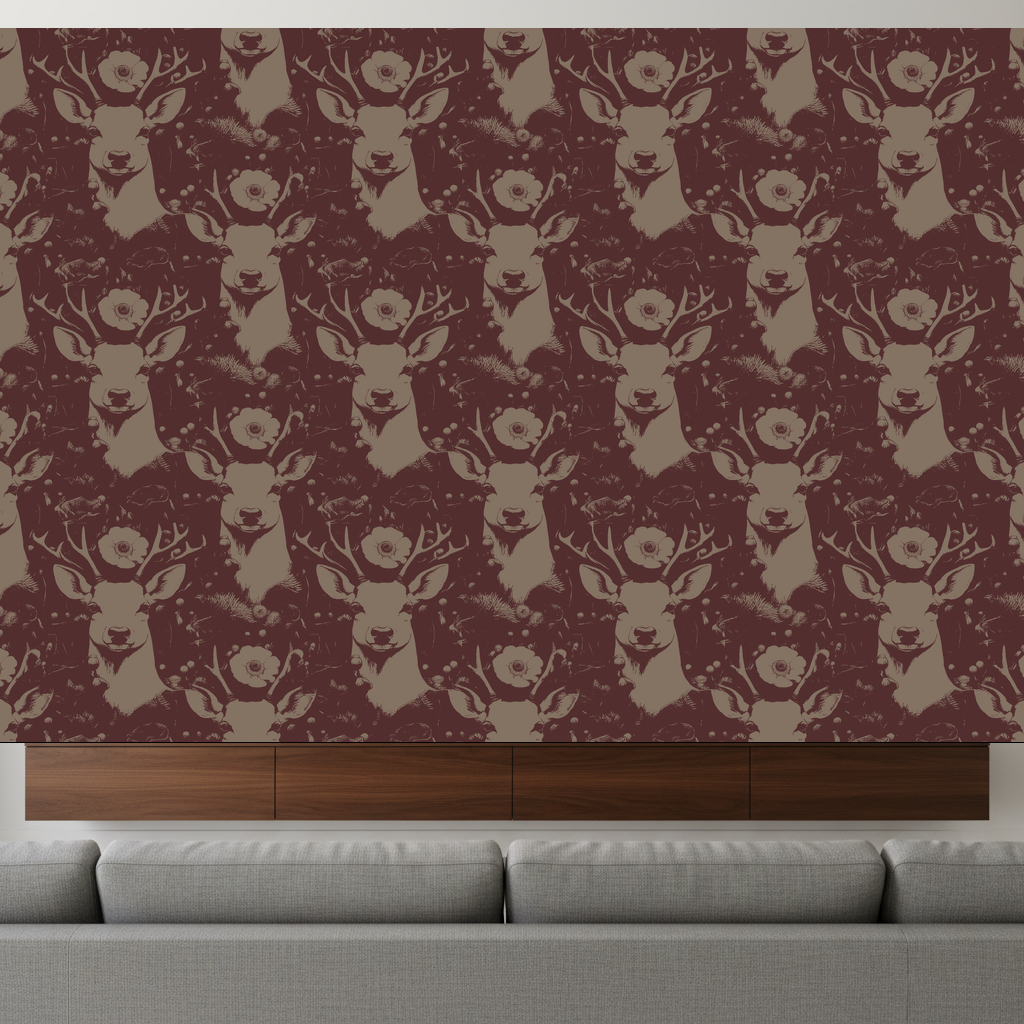Deer Reverie in Pewter — residential