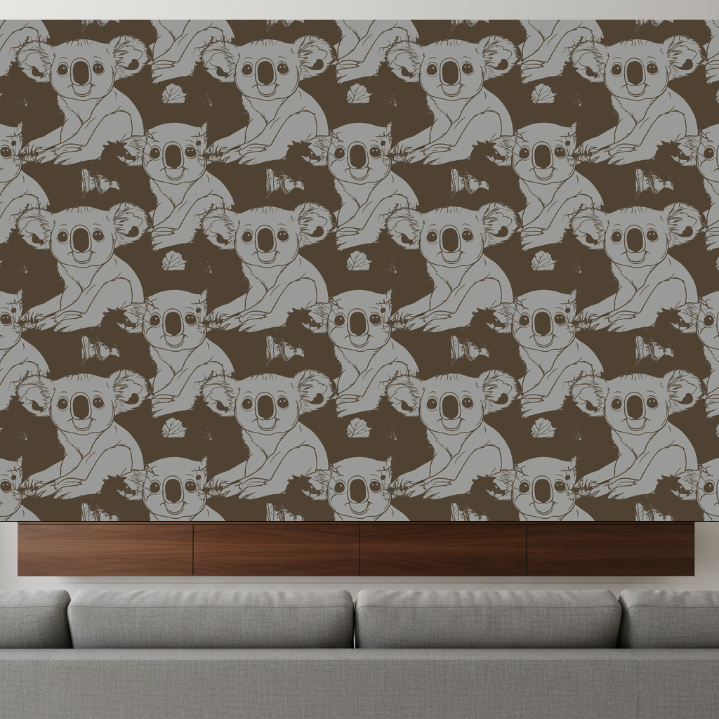 Koalas Lullaby in Greige — residential