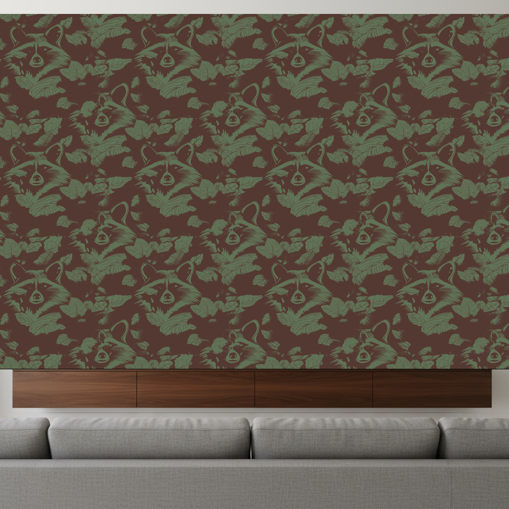 Raccoons Halcyon in Bottle Green — residential