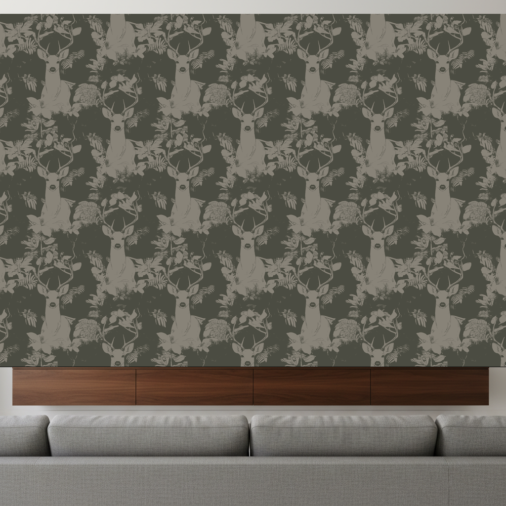 Deer Halcyon in Olive — residential