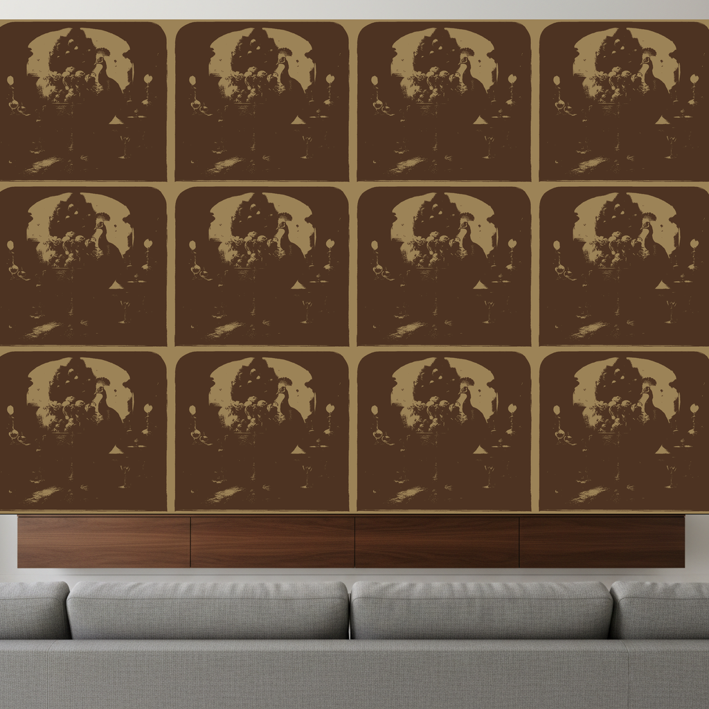 Peacocks Soirée in Terracotta — residential
