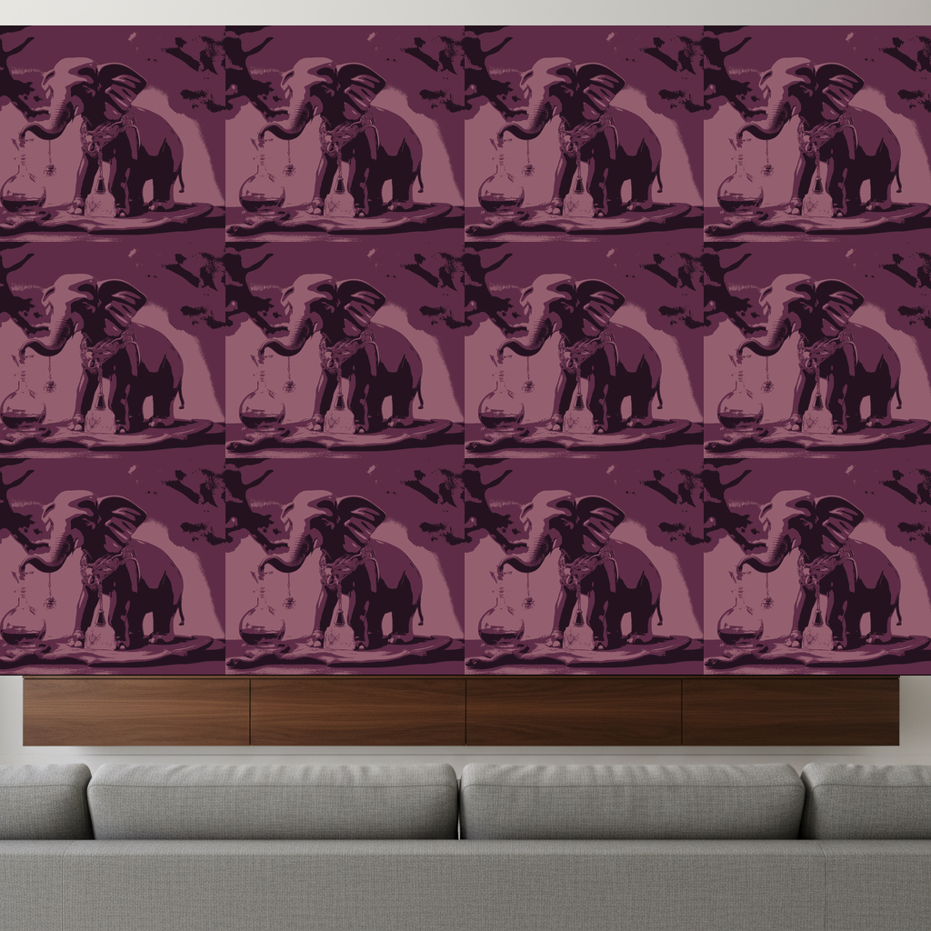 Elephants Toast in Damson — residential