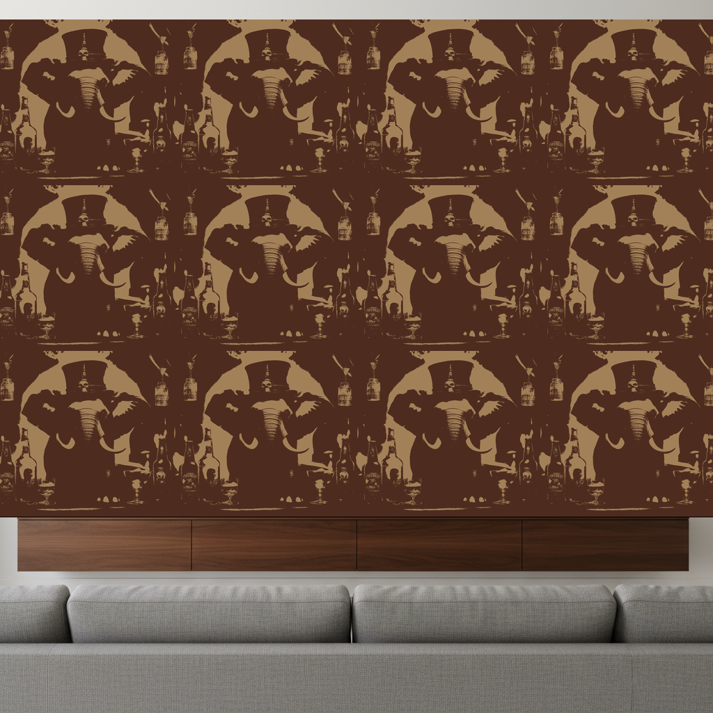 Elephants Toast in Terracotta — residential