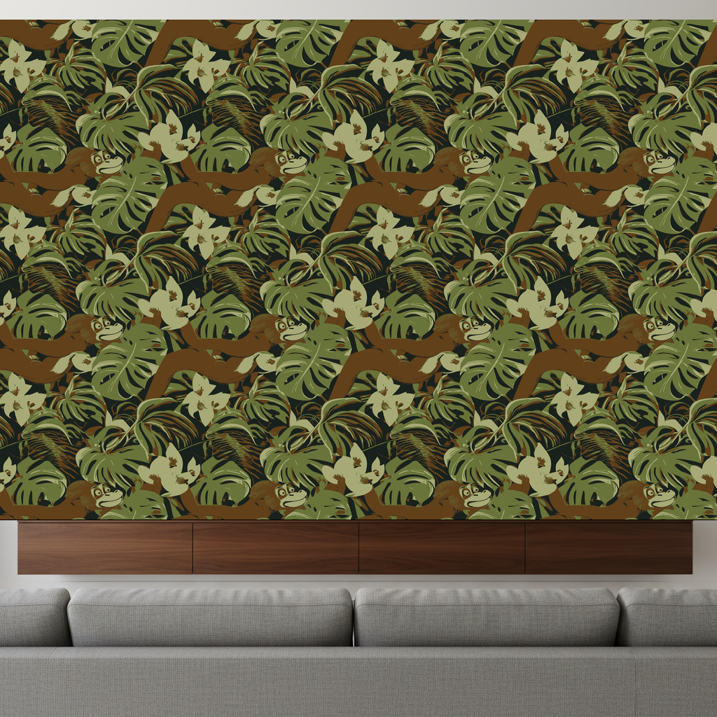 Orangutans Toast in Olive — residential
