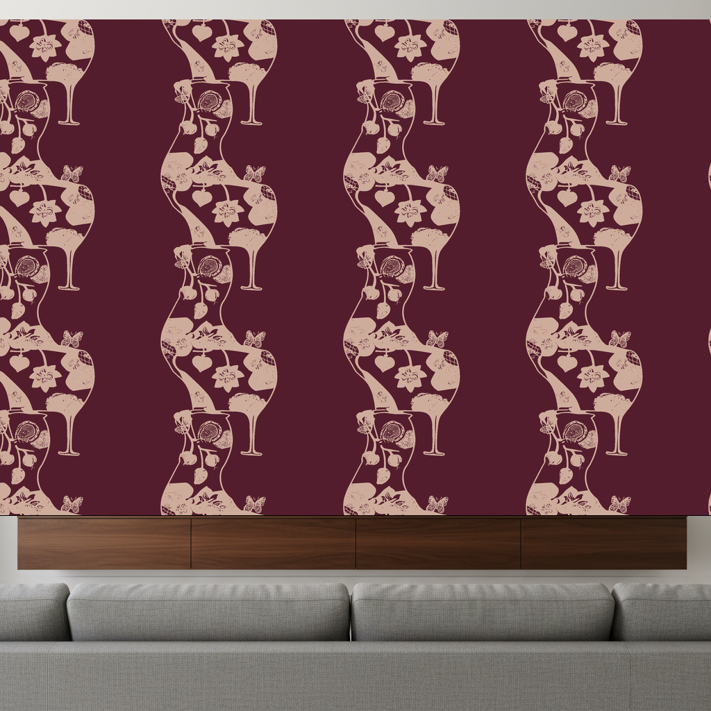 Butterflies Nightcap in Garnet — residential