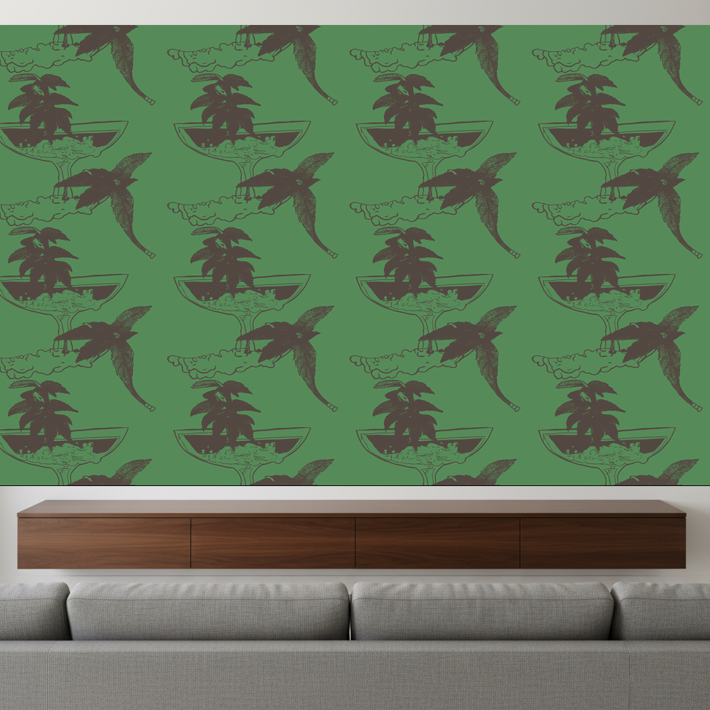 Elephants Toast in Sage — residential