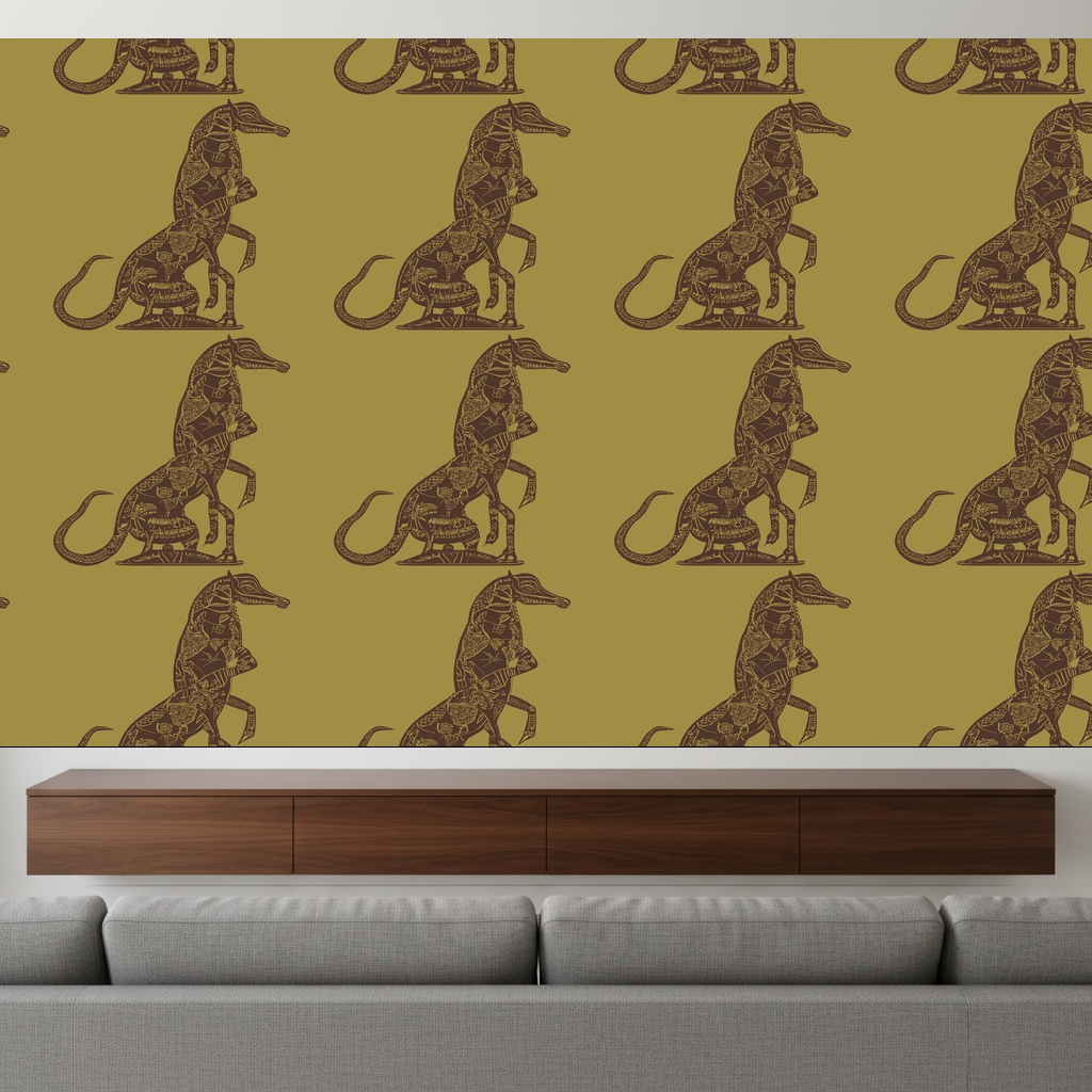 Giraffes Saunter in Honey — residential