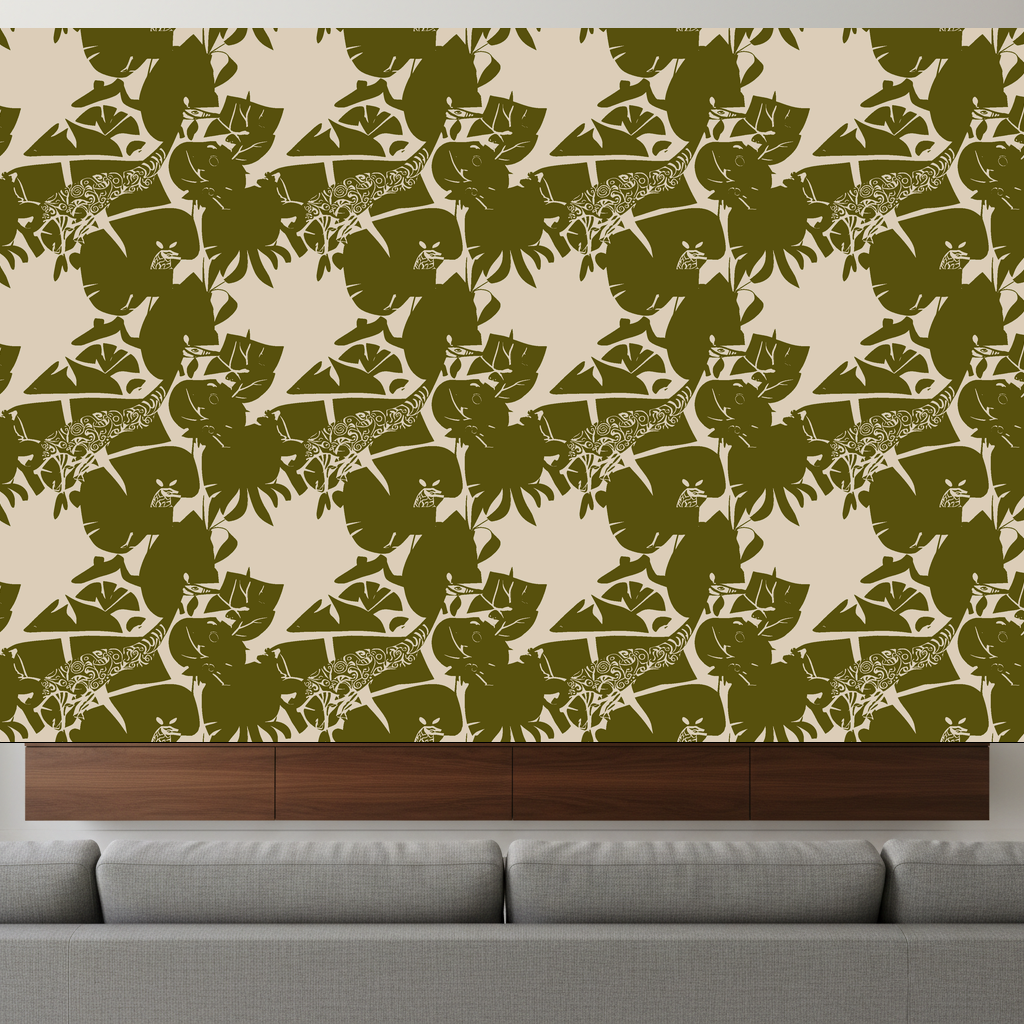 Giraffes Toast in Ochre — residential