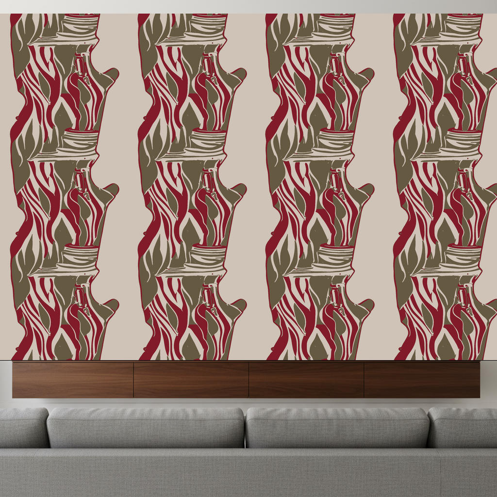 Horses Saunter in Apricot — residential