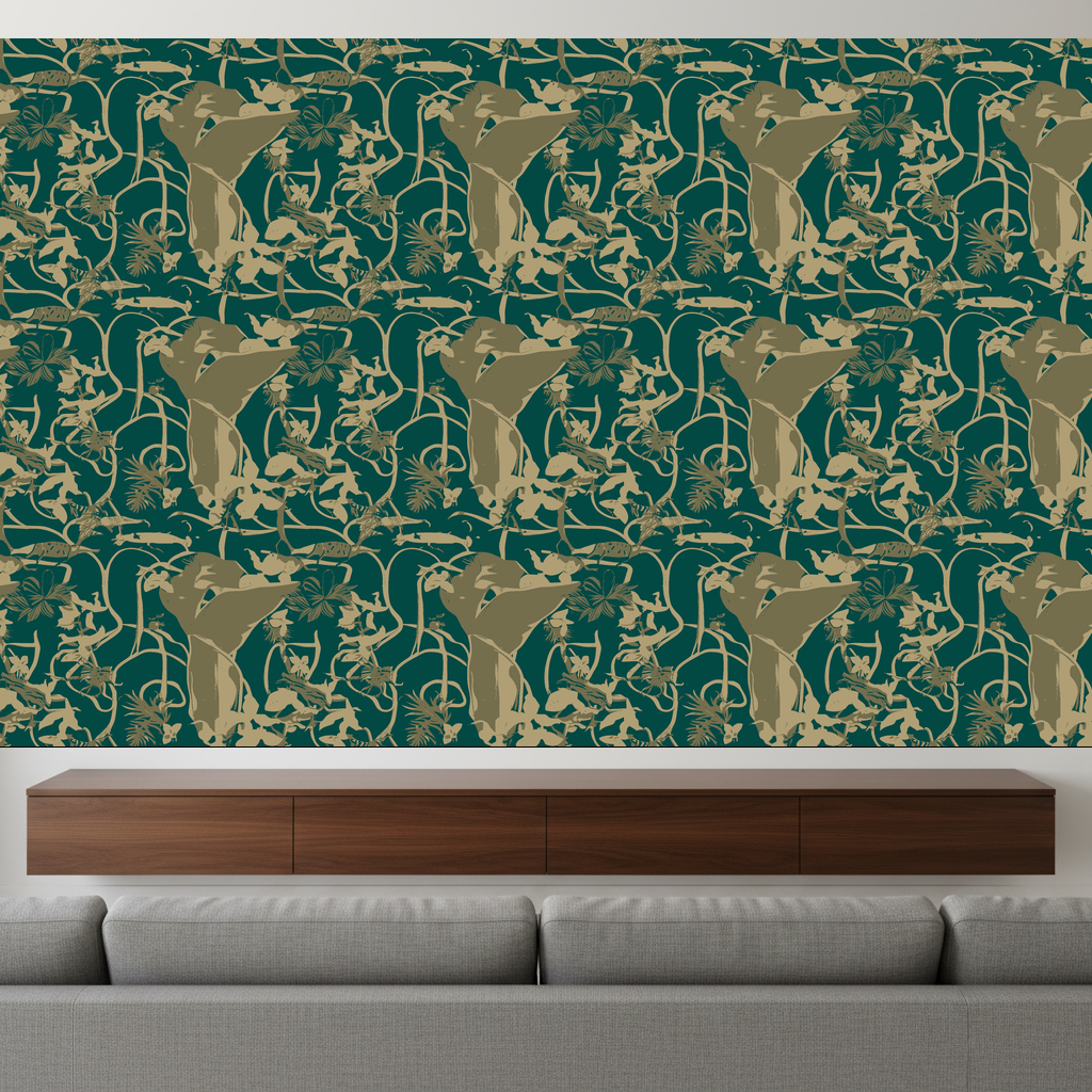 Giraffes Folly in Verdigris — residential