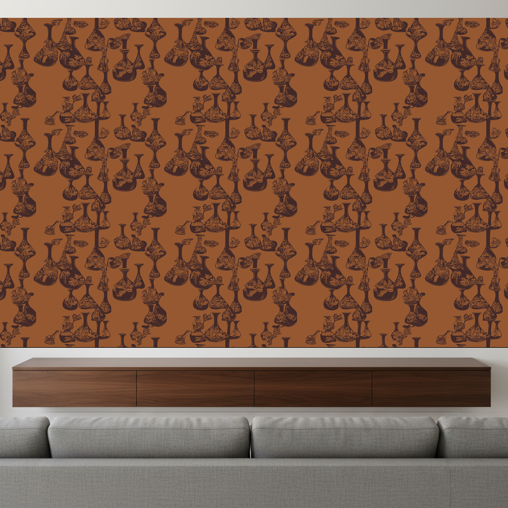 Giraffes Spree in Amber — residential