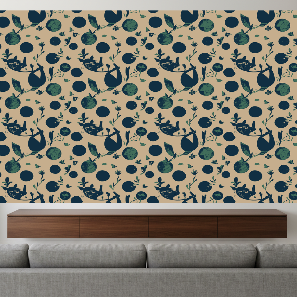 Pandas Spree in Apricot — residential