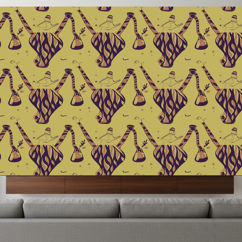 Giraffes Bacchanal in Chamois — residential