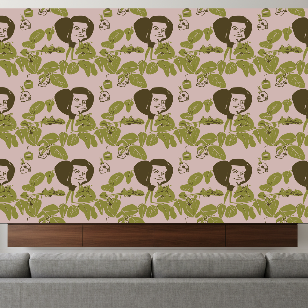 Frogs Tipple in Blush — residential