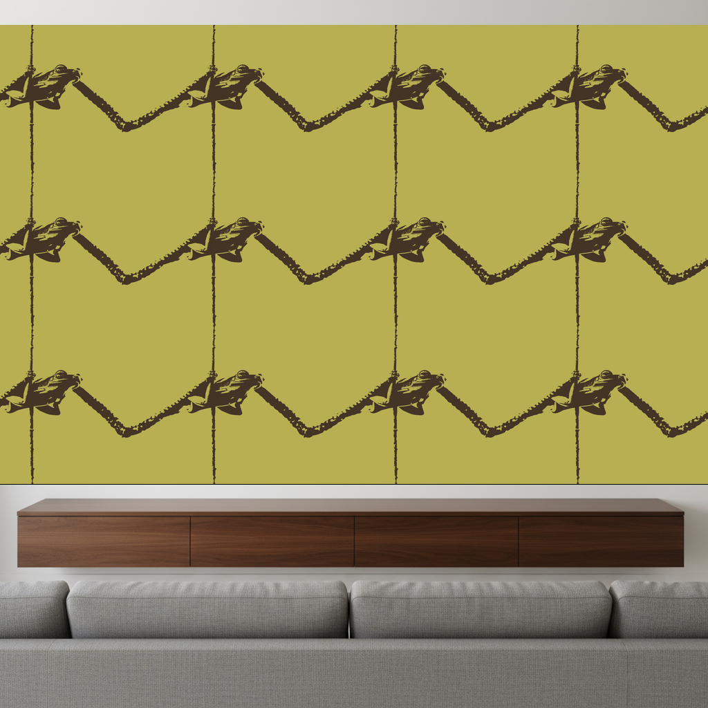 Frogs Saunter in Olive — residential