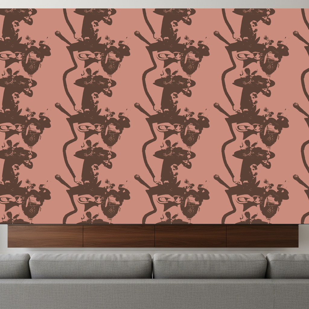 Capybaras Soirée in Blush — residential