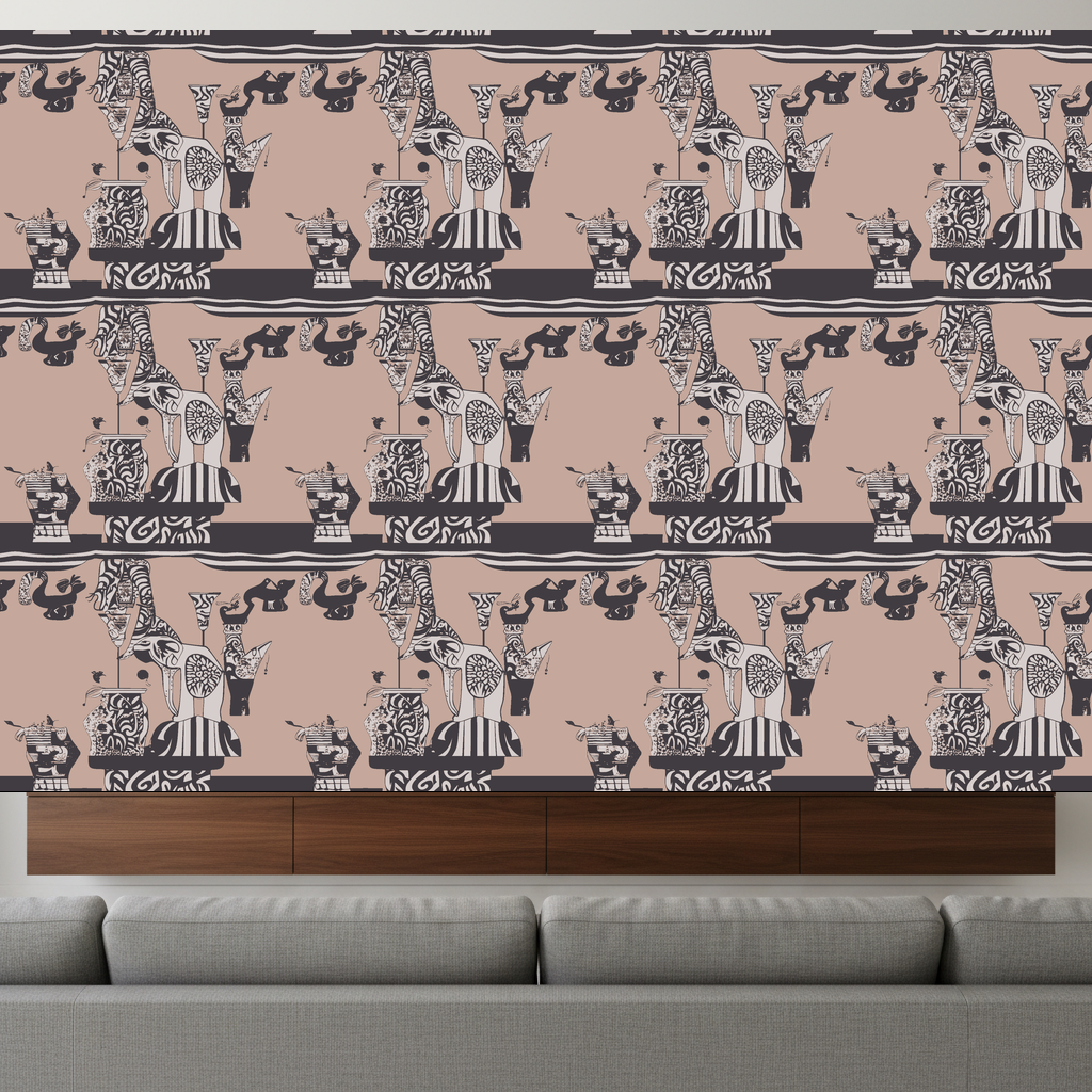 Elephants Nightcap in Apricot — residential