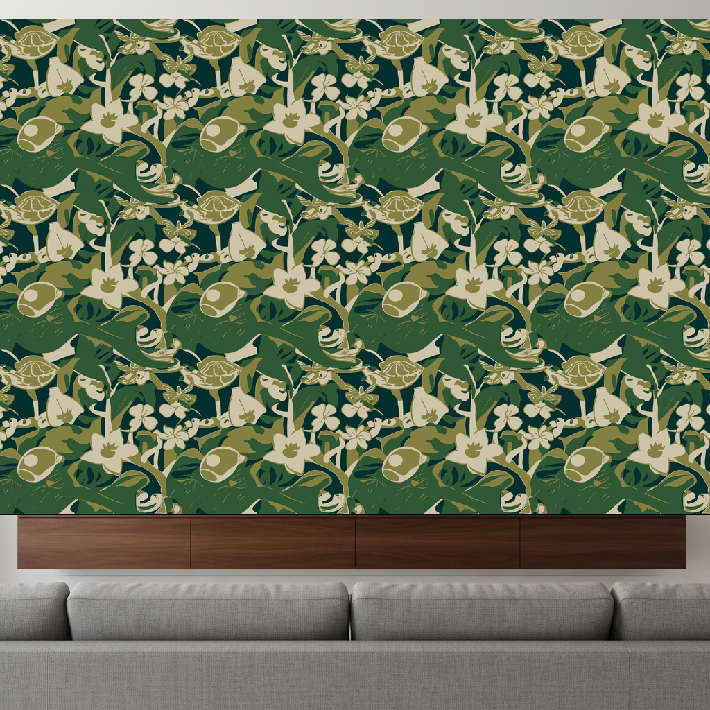 Turtles Soirée in Bottle Green — residential