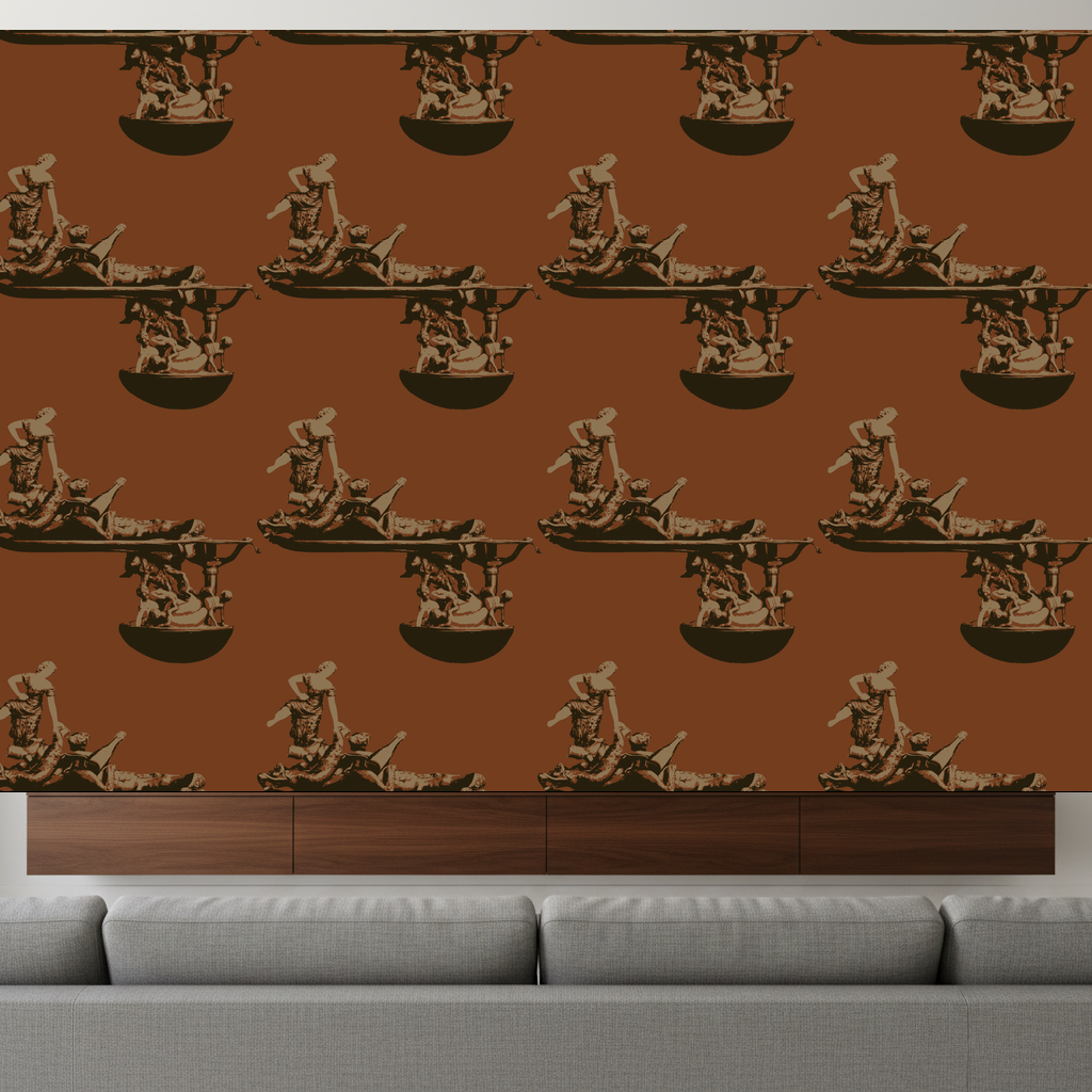 Orangutans Nightcap in Terracotta — residential