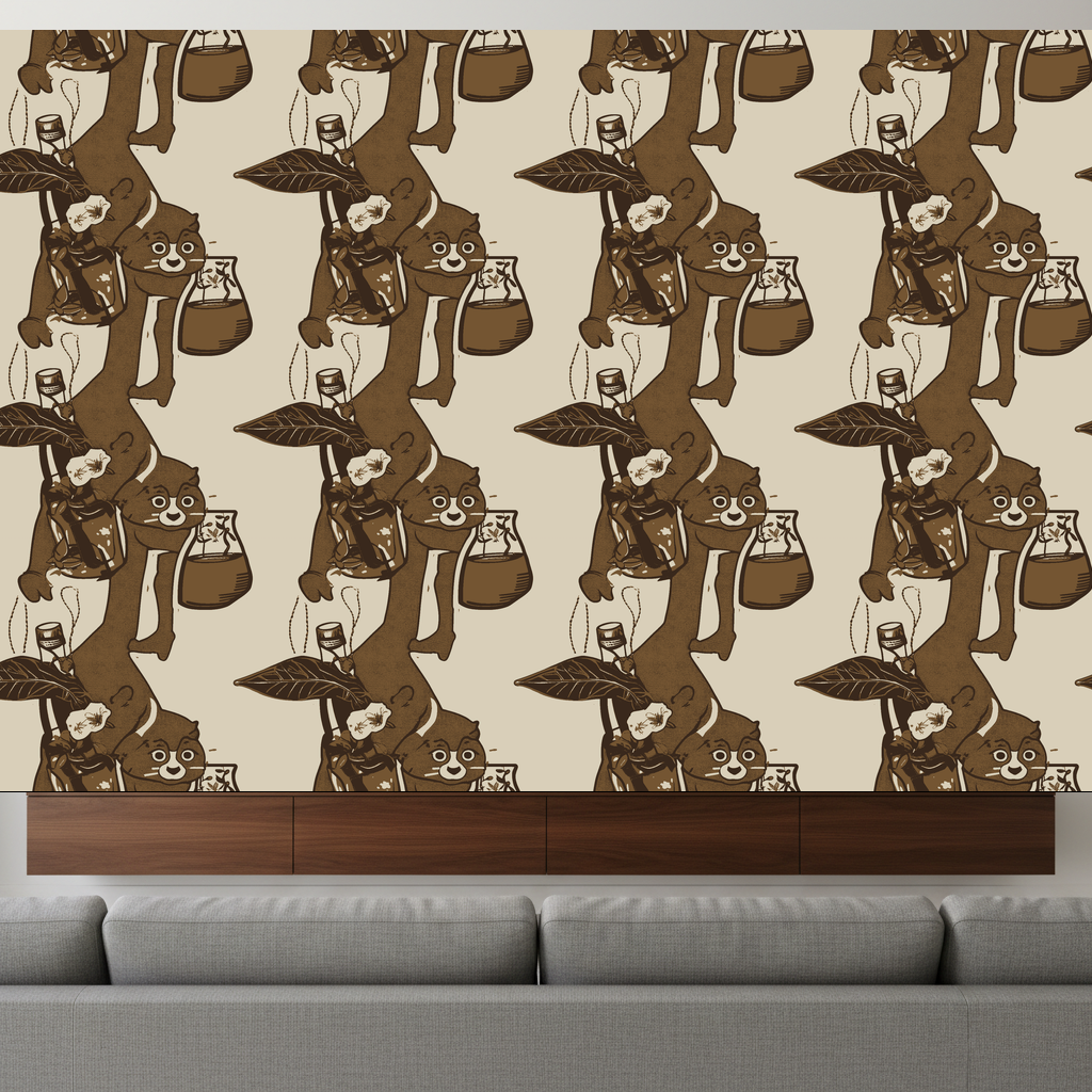 Raccoons Tipple in Chamois — residential