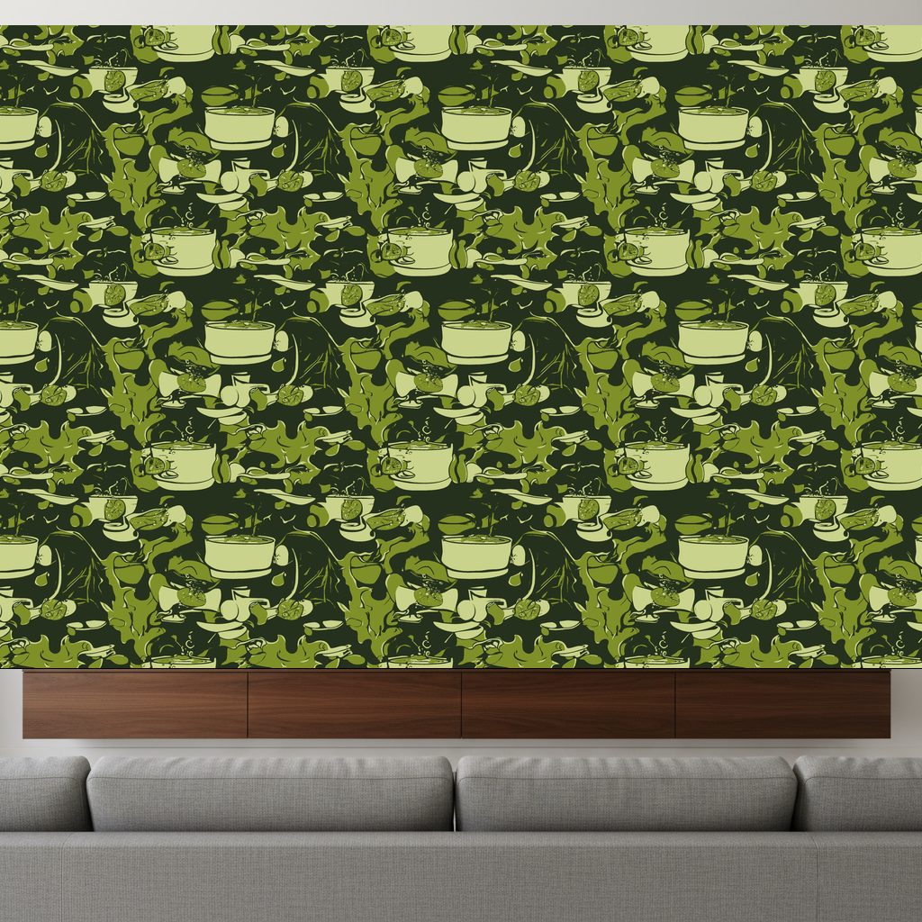 Frogs Revel in Bottle Green — residential