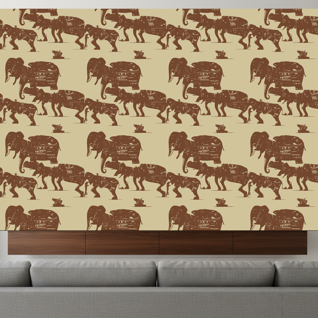 Elephants Bacchanal in Chamois — residential