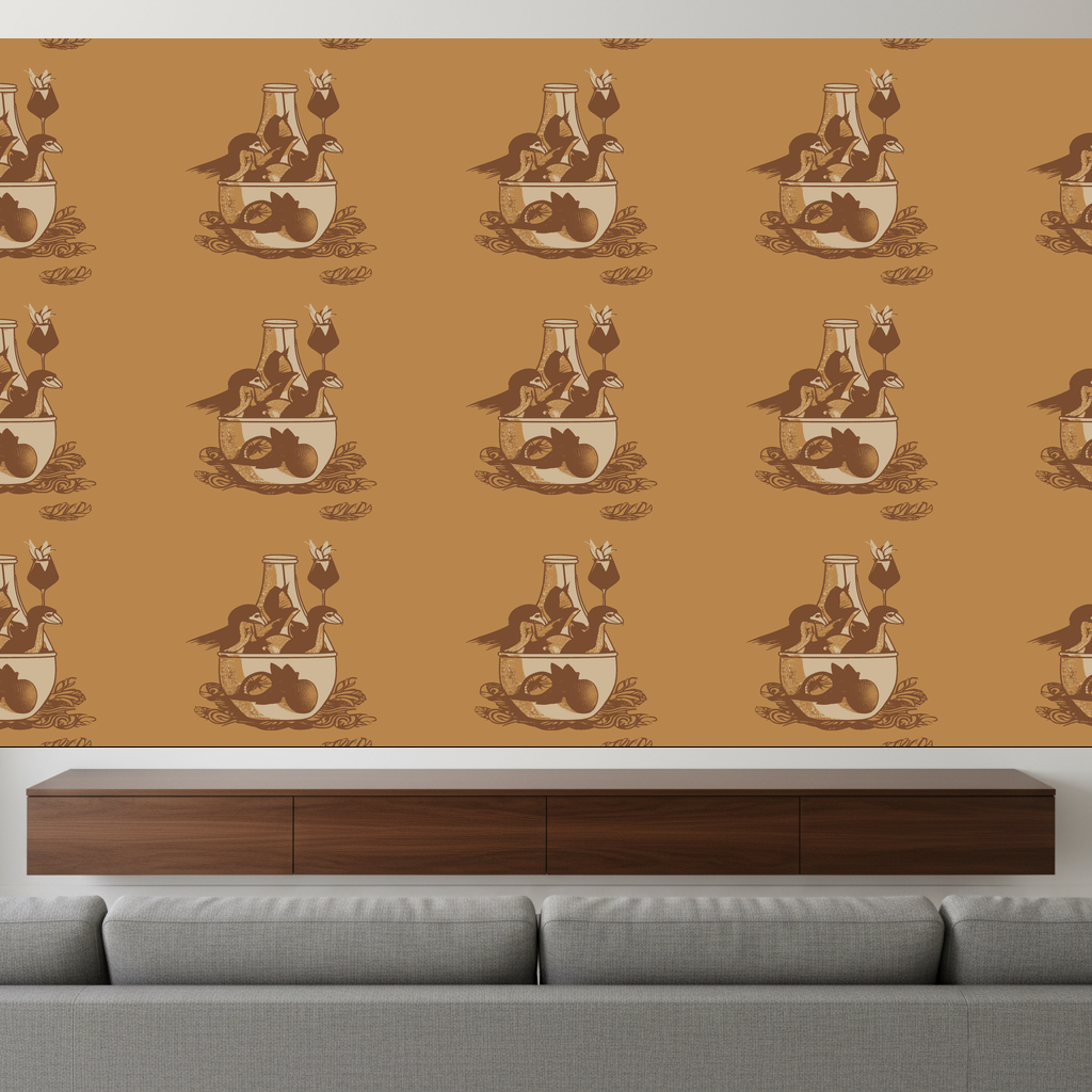 Sloths Bacchanal in Amber — residential