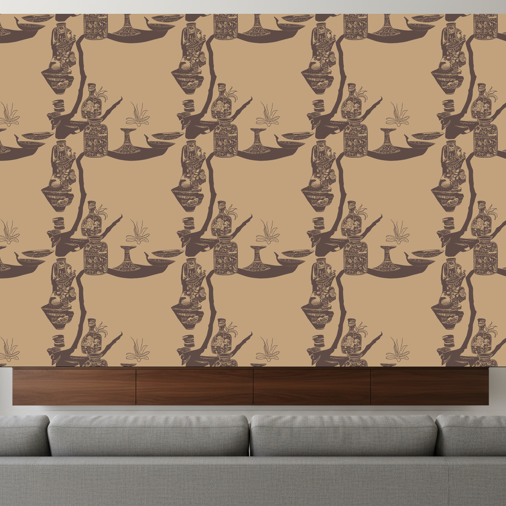 Giraffes Bacchanal in Apricot — residential