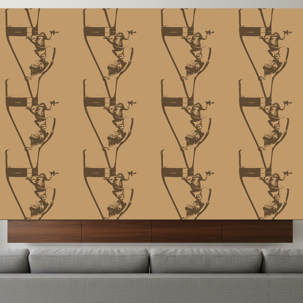 Frogs Tipple in Apricot — residential