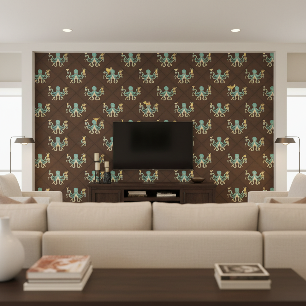 Octopuses Soirée in Ochre — residential