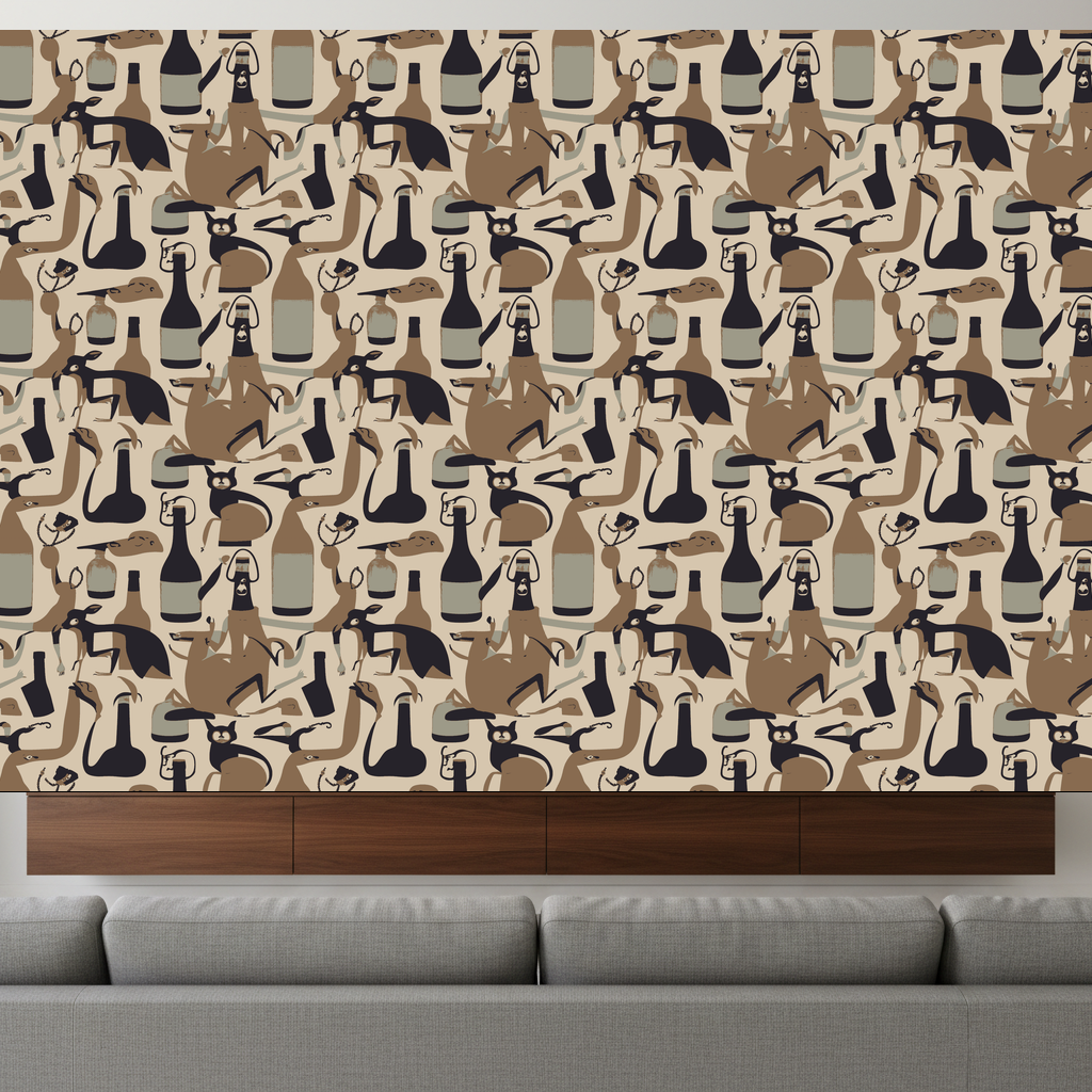 Lemurs Tipple in Chamois — residential
