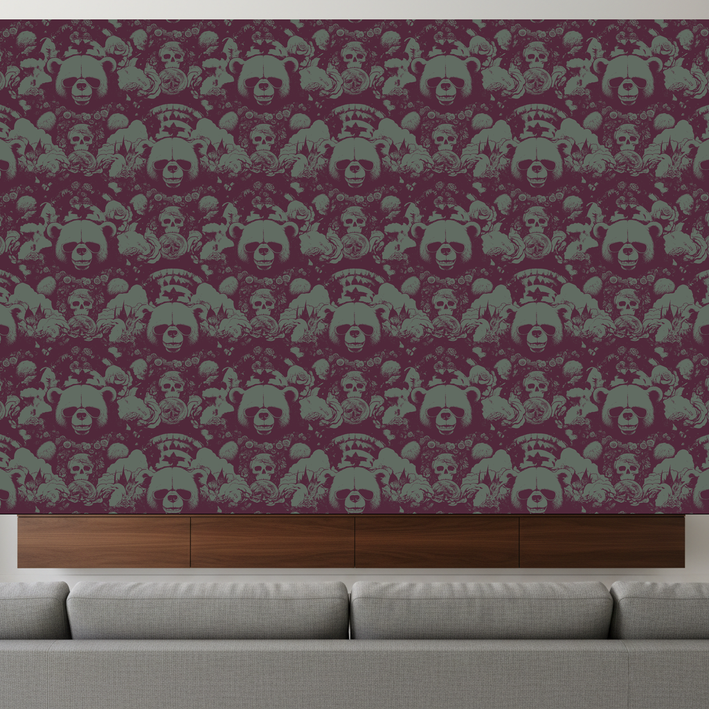 Bears Slumber in Pewter — residential
