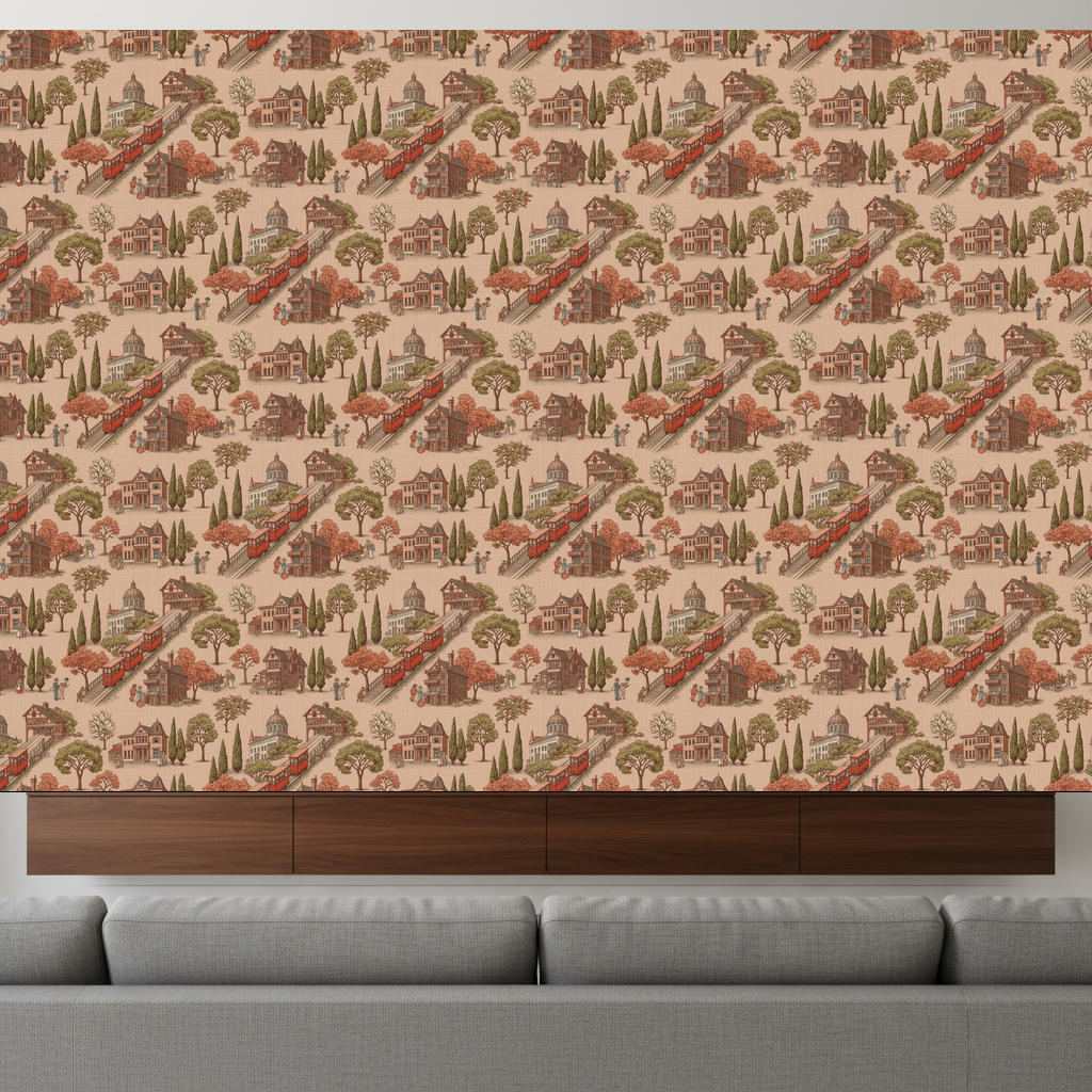 Angels Flight Toile — Sunset — residential