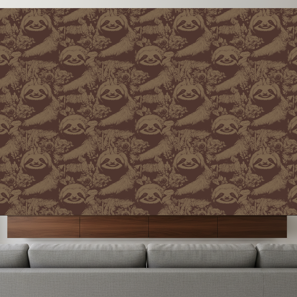 Sloths Lullaby in Claret — residential