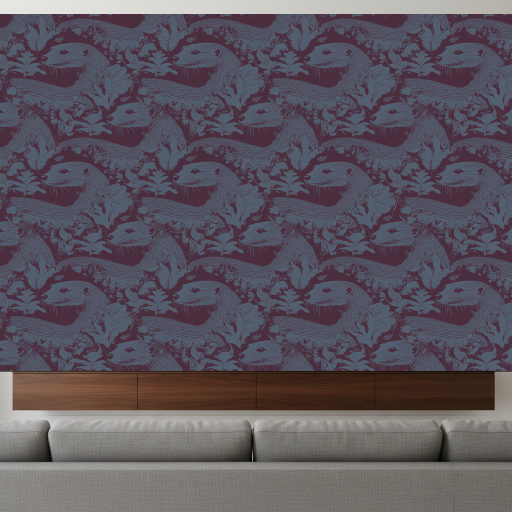 Otters Drift in Claret — residential