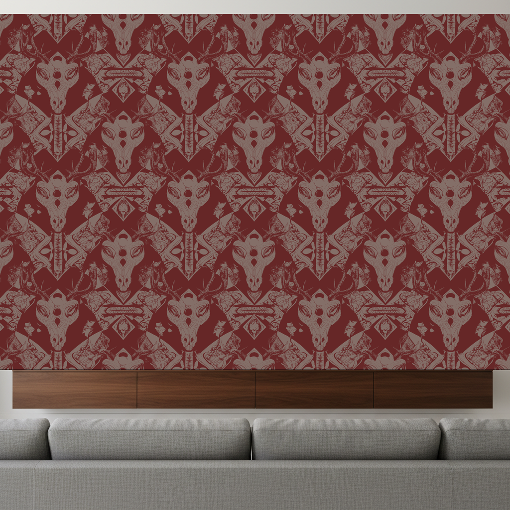 Deer Slumber in Claret — residential
