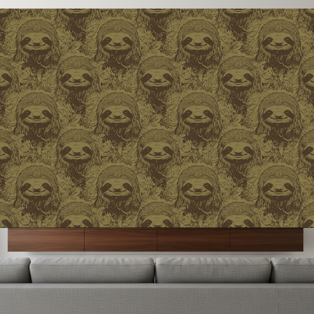 Sloths Haze in Amber — residential