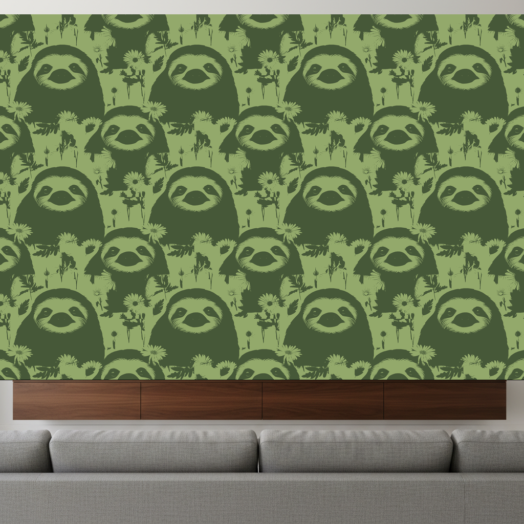 Sloths Haze in Amber — residential